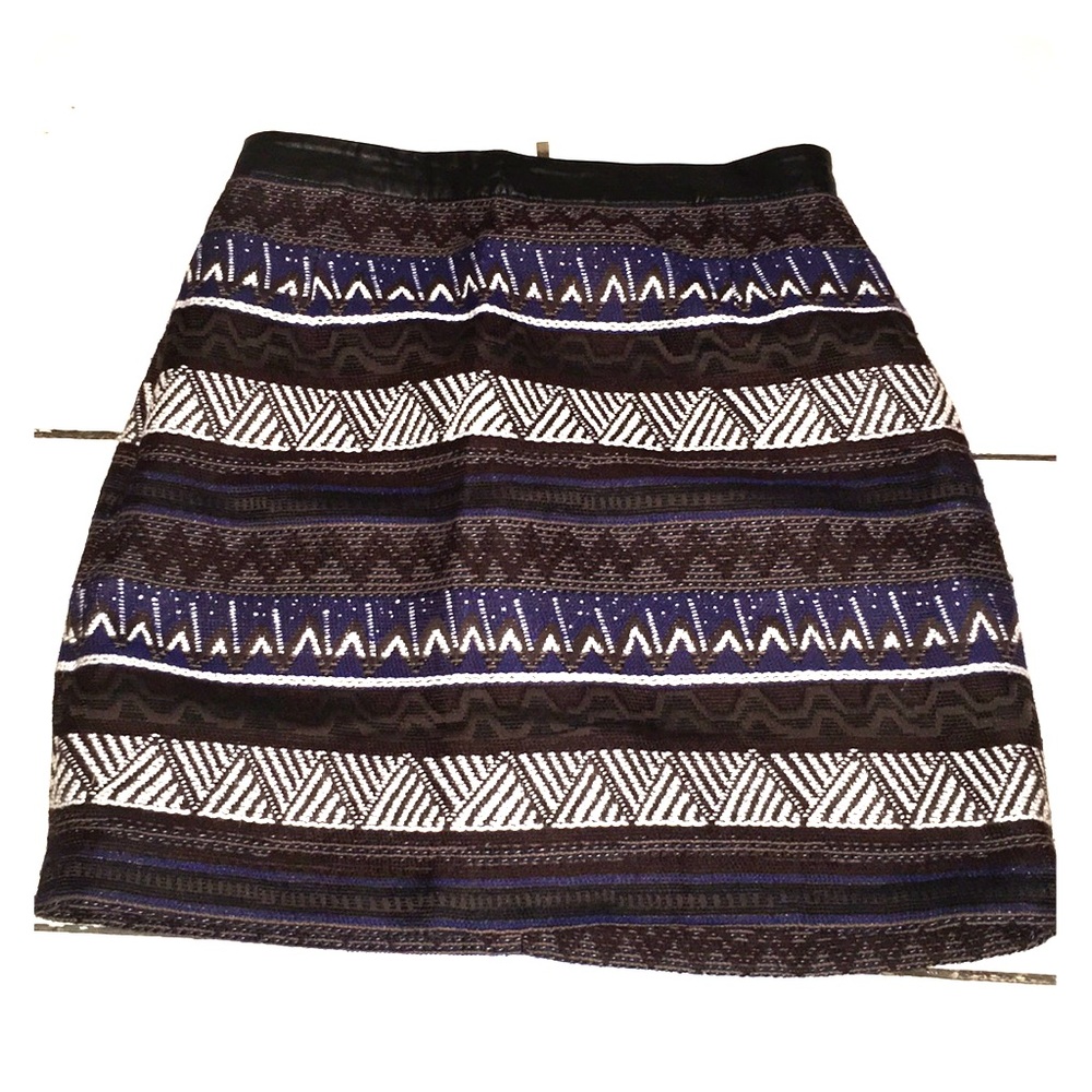 H &‎ M skirt with pleather waist band
